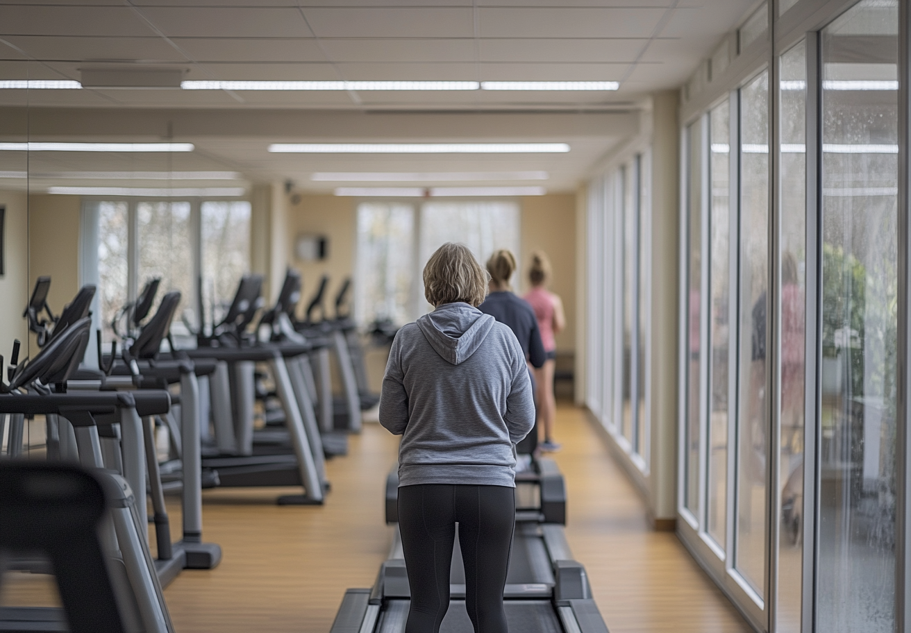 Група людей виконує вправи